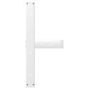 Nogi do stołu jadalnego, 2 pcs., białe, 70x35x(72-73) cm, stal Lumarko!