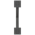 Nogi do stołu jadalnego, 2 szt., antracyt, 57x(72-73) cm, stal Lumarko!