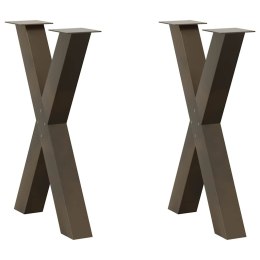 Nogi do stołu jadalnianego, 2 szt., 60x(72-73) cm, stal Lumarko!