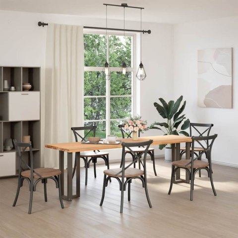 Nogi do stołu konsolowego, 2 szt., 25x28x(72-73) cm, stal Lumarko!