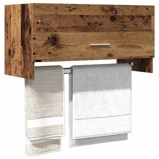 VidaXL Szafka, stare drewno, 70x32,5x35 cm, materiał drewnopochodny