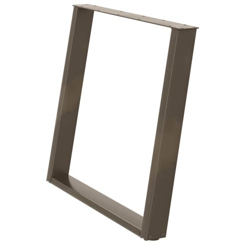 VidXL Nogi do stołu jadalnianego, 2 szt., 100x(72-73) cm, stal Lumarko!