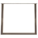 VidXL Nogi do stołu jadalnianego, 2 szt., 100x(72-73) cm, stal Lumarko!
