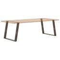 VidXL Nogi do stołu jadalnianego, 2 szt., 100x(72-73) cm, stal Lumarko!