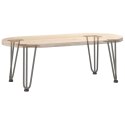 Nogi do stołu Hairpin, 4 szt., naturalna stal, 30 cm, lita stal Lumarko!