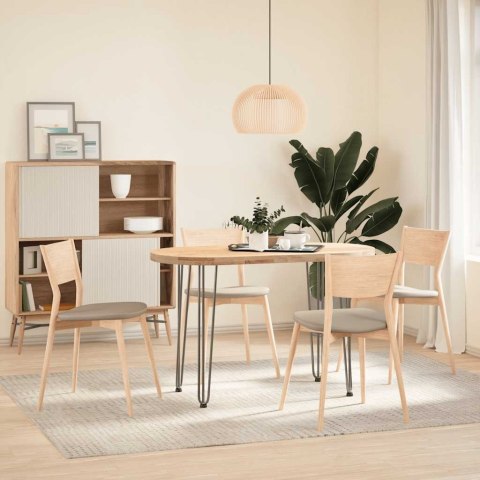 Nogi do stołu Hairpin, 4 szt., naturalna stal, 72 cm, lita stal Lumarko!