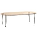Nogi do stołu Hairpin, 4 szt., naturalna stal, 72 cm, lita stal Lumarko!