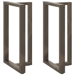 Nogi do stołu barowego, 2 szt., 60x35x(100-101) cm, stal Lumarko!