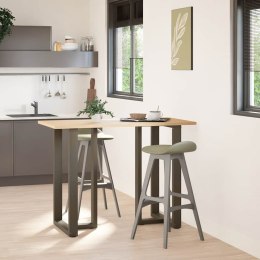 Nogi do stołu barowego, 2 szt., 60x35x(100-101) cm, stal Lumarko!