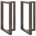 Nogi do stołu barowego, 2 szt., 60x35x(90-91)cm, stal Lumarko!