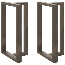 Nogi do stołu barowego, 2 szt., 60x35x(90-91)cm, stal Lumarko!