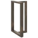 Nogi do stołu barowego, 2 szt., 60x35x(90-91)cm, stal Lumarko!