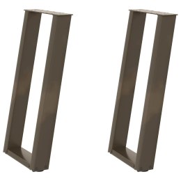 Nogi do stołu konsolowego, 2 szt., 38x(72-73) cm, stal Lumarko!