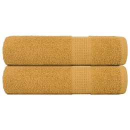 Ręczniki kąpielowe 2 szt. Złoty 100x150 cm 360 gsm 100% bawełna Lumarko!