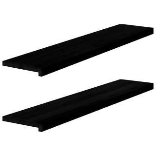 Stopnie schodowe, 2 szt. brązowe 120x25x2 cm lite drewno dębowe Lumarko!