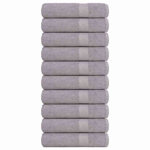 Ręczniki kąpielowe 10 szt. Szare 100x150cm 360 gsm 100% bawełna Lumarko!