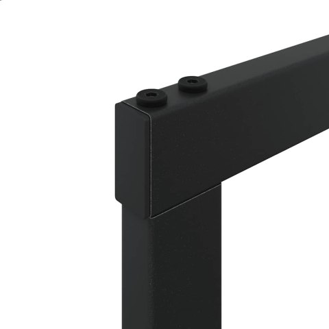 Stojak na drewno opałowe czarny 55x30x61 cm stalowy Lumarko!