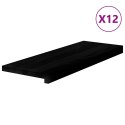Stopnie schodowe 12 szt. brązowe 70x30x2 cm lite drewno dębowe Lumarko!