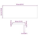 Stopnie schodowe 12 szt. brązowe 70x30x2 cm lite drewno dębowe Lumarko!