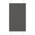 Roleta plisowana czarna 75x150 cm Szerokość tkaniny 74,4 cm Lumarko!