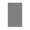 Roleta plisowana antracytowa 75x150 cm Szerokość tkaniny 74,4cm Lumarko!