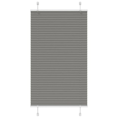 Roleta plisowana antracytowa 75x150 cm Szerokość tkaniny 74,4cm Lumarko!