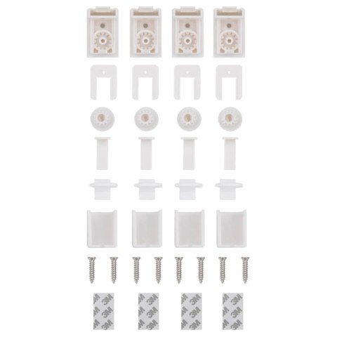 Roleta plisowana niebieska 75x150 cm Szerokość tkaniny 74,4 cm Lumarko!