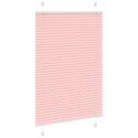 Roleta plisowana różowa 100x100 cm Szerokość tkaniny 99,4 cm Lumarko!