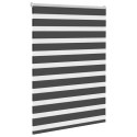 Roleta zebra, czarna, szerokość tkaniny 95,9 cm, poliester Lumarko!