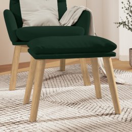 Podnóżek, ciemnozielony, 45x29,5x35 cm, tapicerowany aksamitem Lumarko!