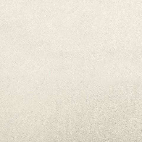 Podnóżek z drewnianymi nóżkami, kremowy, obity aksamitem Lumarko!