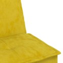 Sofa rozkładana L, żółta, 255x140x70 cm, aksamit Lumarko!