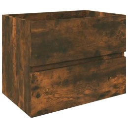 Szafka pod umywalkę, przydymiony dąb, 60x38,5x45 cm Lumarko!