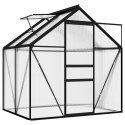 Szklarnia, antracytowa, aluminium, 2,47 m² Lumarko!