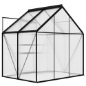 Szklarnia, antracytowa, aluminium, 2,47 m² Lumarko!