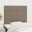 Zagłówki do łóżka, 2 szt., taupe, 80x5x78/88 cm, tkanina Lumarko!