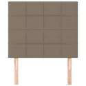 Zagłówki do łóżka, 2 szt., taupe, 80x5x78/88 cm, tkanina Lumarko!