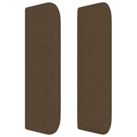 Zagłówek uszak, ciemnobrązowy, 163x16x78/88 cm, tkanina Lumarko!