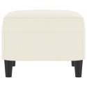 Podnóżek, kremowy, 60x50x41 cm, aksamit Lumarko!