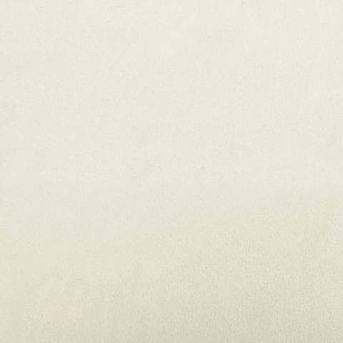 Podnóżek, kremowy, 60x50x41 cm, aksamit Lumarko!