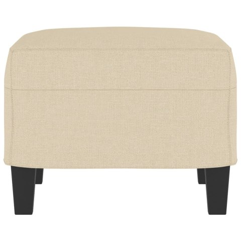 Podnóżek, kremowy, 60x50x41 cm, tapicerowany tkaniną Lumarko!