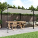 Pergola ze zwijanym dachem, kremowa, 589x292x230 cm Lumarko!