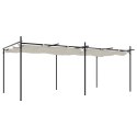 Pergola ze zwijanym dachem, kremowa, 589x292x230 cm Lumarko!