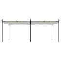 Pergola ze zwijanym dachem, kremowa, 589x292x230 cm Lumarko!