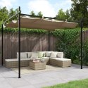 Pergola ze zwijanym dachem, taupe, 295x292x230 cm Lumarko!