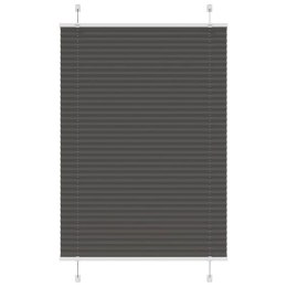 Roleta plisowana czarna 90x150 cm Szerokość tkaniny 89,4 cm Lumarko!