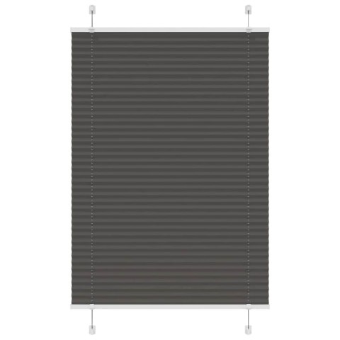 Roleta plisowana czarna 90x150 cm Szerokość tkaniny 89,4 cm Lumarko!