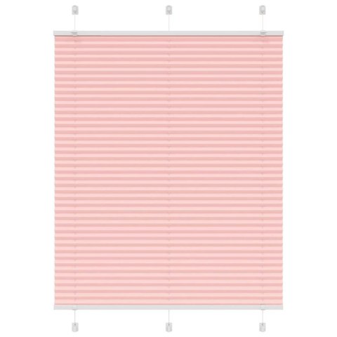 Roleta plisowana różowa 105x100 cm Szerokość tkaniny 104,4 cm Lumarko!