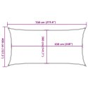 Żagiel przeciwsłoneczny, 160 g/m², jasnoszary, 4x7 m, HDPE Lumarko!