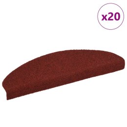 Maty na schody samoprzylepne 20 szt. Czerwone 65x21x4 cm Lumarko!